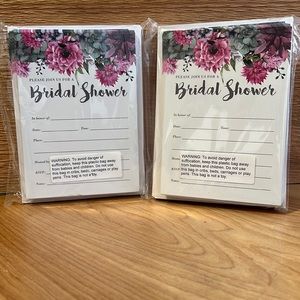 Floral Bridal Shower Invitations